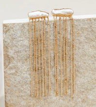 Load image into Gallery viewer, Pearl Chandelier Earrings