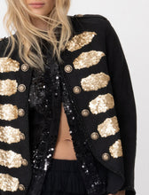 Load image into Gallery viewer, MILITARY JACKET - BLACK By Joey The Label