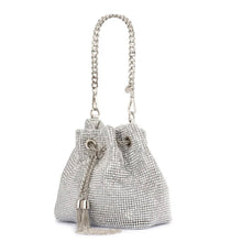 Load image into Gallery viewer, MIRANDA DRAWSTRING TOP HANDLE Silver