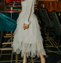 Load image into Gallery viewer, Tulle Skirt Waterfall By Molly Exclusive Cream