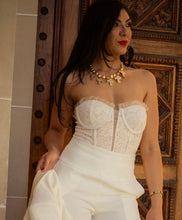 Load image into Gallery viewer, Helena Mother Of Pearl Crucifix Necklace*Preorder*