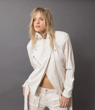 Load image into Gallery viewer, BABE A LICIOUS BIKER JACKET - SAND By Joey The Label