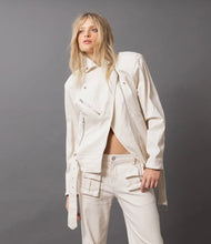 Load image into Gallery viewer, BABE A LICIOUS BIKER JACKET - SAND By Joey The Label
