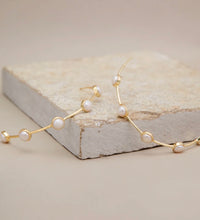 Load image into Gallery viewer, ROMA HOOPS IN PEARL