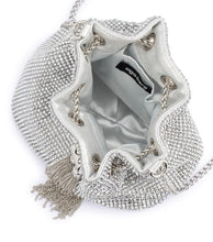 Load image into Gallery viewer, MIRANDA DRAWSTRING TOP HANDLE Silver