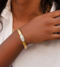Load image into Gallery viewer, BARK MOONSTONE CUFF