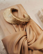 Load image into Gallery viewer, Peter Lang Heavy Gold Wave Bangle – Iconic Australian Designer