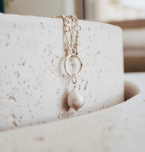 Load image into Gallery viewer, Sterling Silver Pearl Pendant Necklace
