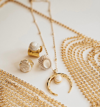Load image into Gallery viewer, Gold Crescent Moon Necklace
