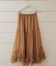 Load image into Gallery viewer, Full Ruffle Tulle Skirt Coffee  * New*
