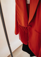 Load image into Gallery viewer, KINGSLEY TAILORED BLAZER - RED By Cazinc The Label
