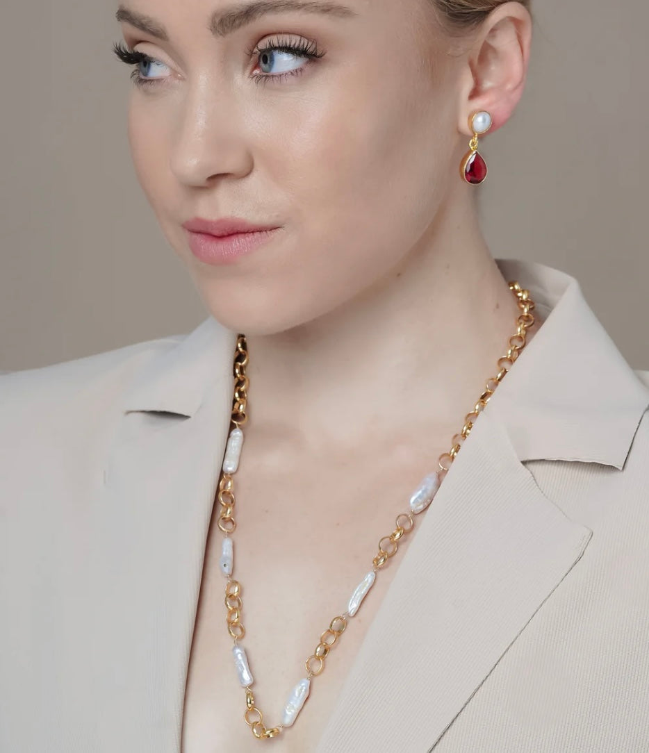 NEO PEARL LINK NECKLACE