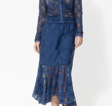 Load image into Gallery viewer, Geo Lace Skirt Saphire By Joey The Label
