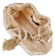 Load image into Gallery viewer, SYLVIA MESH POUCH Gold
