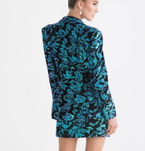 Load image into Gallery viewer, Sophia Sequin Skirt Teal
