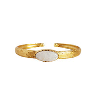 Load image into Gallery viewer, BARK MOONSTONE CUFF

