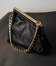 Load image into Gallery viewer, Sarita Black Leather Bag by Studio Zee
