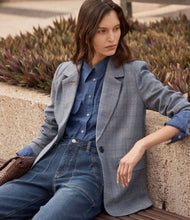Load image into Gallery viewer, Scout jacket - sapphire check - Preloved Designer Consignment
