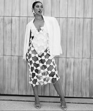 Load image into Gallery viewer, Bow Overlay Dress White
