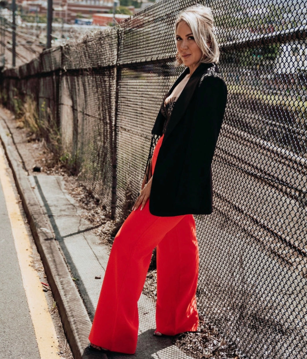 JAGGAR PANT - RED By Cazinc The Label
