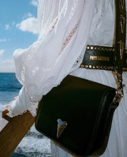 Load image into Gallery viewer, GREAT  WHITE SHOULDER BAG - BLACK By Poppy Lissiman
