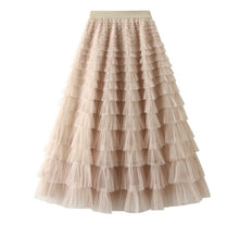 Load image into Gallery viewer, Tulle Skirt Maxi By Molly Exclusive Beige
