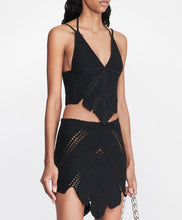 Load image into Gallery viewer, Dion Lee Leaf crochet high-waisted skirt Size Medium

