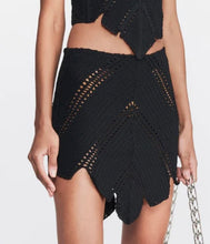 Load image into Gallery viewer, Dion Lee Leaf crochet high-waisted skirt Size Medium
