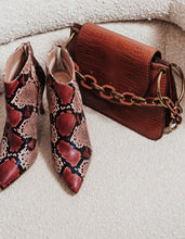 Load image into Gallery viewer, Croc-Effect Chunky Chain Link Shoulder
By Charles &amp; Keith - Preloved Designer Consignment
