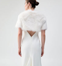 Load image into Gallery viewer, Love a Fur Bolero White By Unreal Fur
