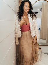 Load image into Gallery viewer, Full Ruffle Tulle Skirt Coffee  * New*
