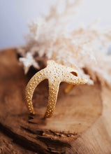 Load image into Gallery viewer, Turkish Gold Star Fish Cuff

