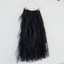 Load image into Gallery viewer, Tulle Skirt Waterfall By Molly Exclusive Black
