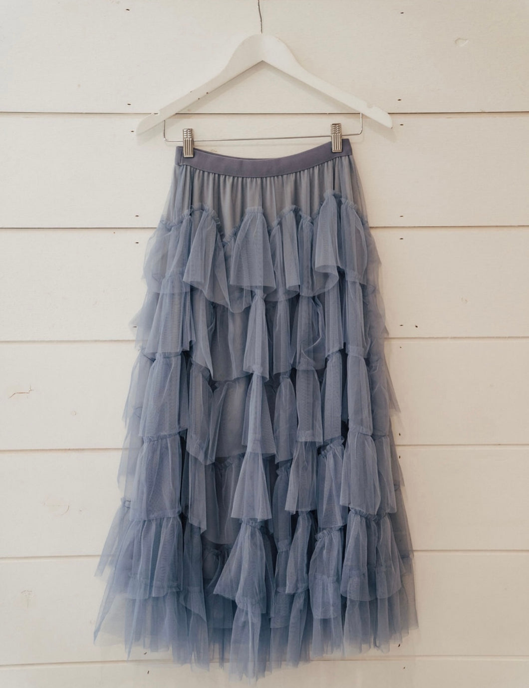 Tulle Skirt Layered By Molly Exclusive Ice Blue