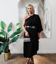 Load image into Gallery viewer, Hadassah Chiffon Dress- Black By Cazinc The Label
