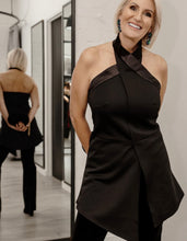 Load image into Gallery viewer, KYLIE HALTERNECK TOP - BLACK By Cazinc The Label
