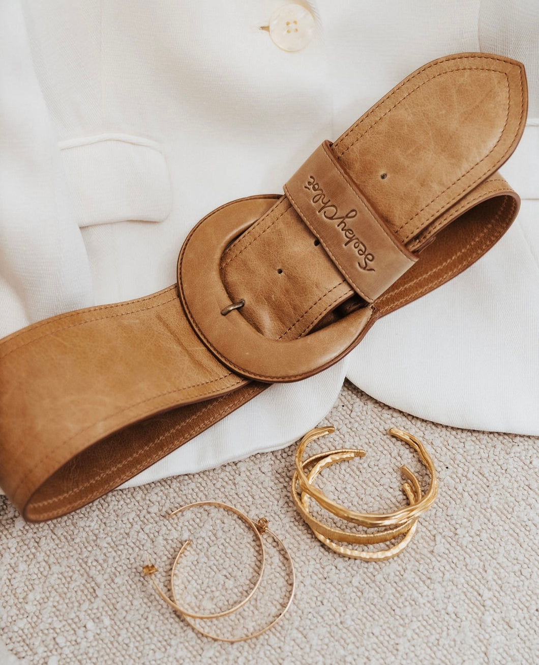 See By Chloe Wide Leather Belt - Preloved Designer Consignment