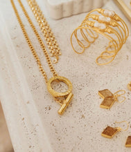 Load image into Gallery viewer, Ralph Lauren Gold Toggle Belt / Lariat Necklace
