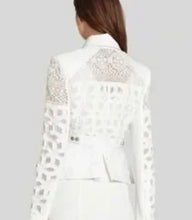 Load image into Gallery viewer, BCBG MaxAzria White BOE
jacket Size Medium - Preloved Designer Consignment
