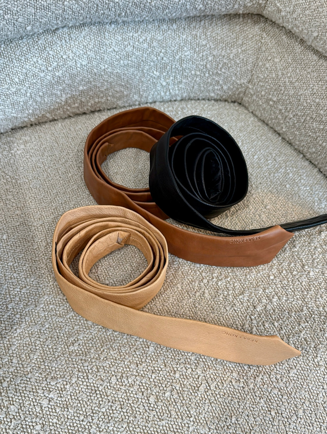 Leather Ties x 3 Sale