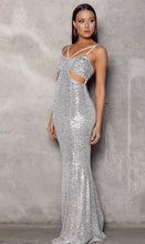 Load image into Gallery viewer, Evie Silver Dress by Elle Zeitoune
