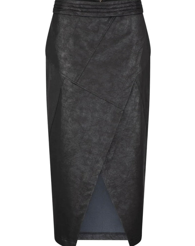 Gio Faux Leather Skirt by Cazinc The Label