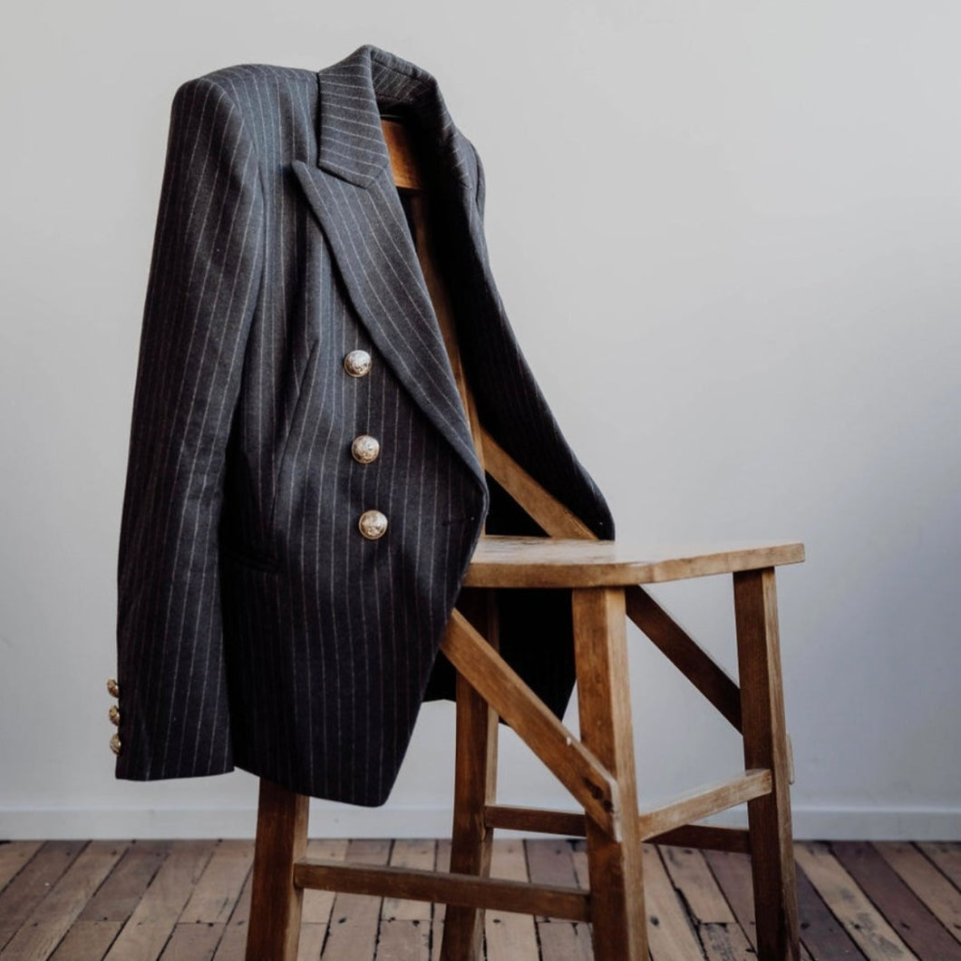 Preloved Balmain Blazer, Iconic Style Authentic
