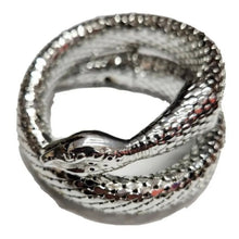 Load image into Gallery viewer, Vintage Whiting and Davis Coil snake Bangle
