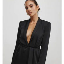 Load image into Gallery viewer, Lucio Jacket Dress Black By LEXI
