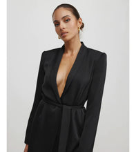 Load image into Gallery viewer, Lucio Jacket Dress Black By LEXI
