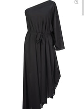 Load image into Gallery viewer, Hadassah Chiffon Dress- Black By Cazinc The Label

