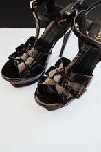 Load image into Gallery viewer, Saint Laurent Dark Chocolate patient heels
