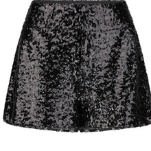 Load image into Gallery viewer, Empire Sequin Shorts Black by Cazinc The Label
